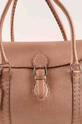 Cabas Fendi Linda Selleria  Rose en Cuir
