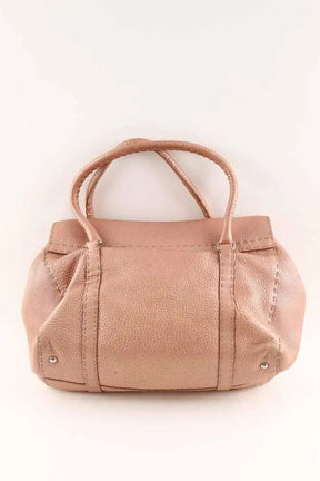 Cabas Fendi Linda Selleria  Rose en Cuir