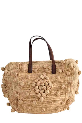 Cabas Gerard Darel Beige en Osier - Seconde Main