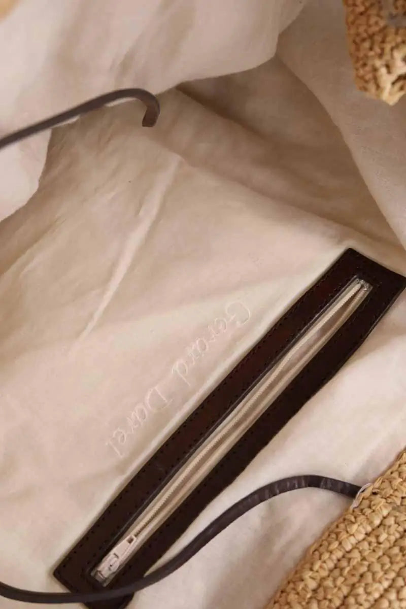 Cabas Gerard Darel Beige en Osier