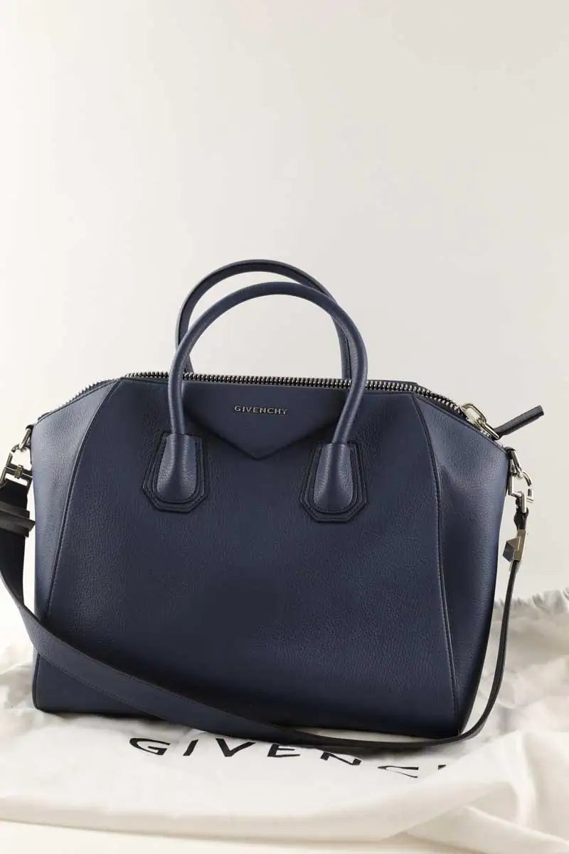 Cabas Givenchy Bleu en Cuir
