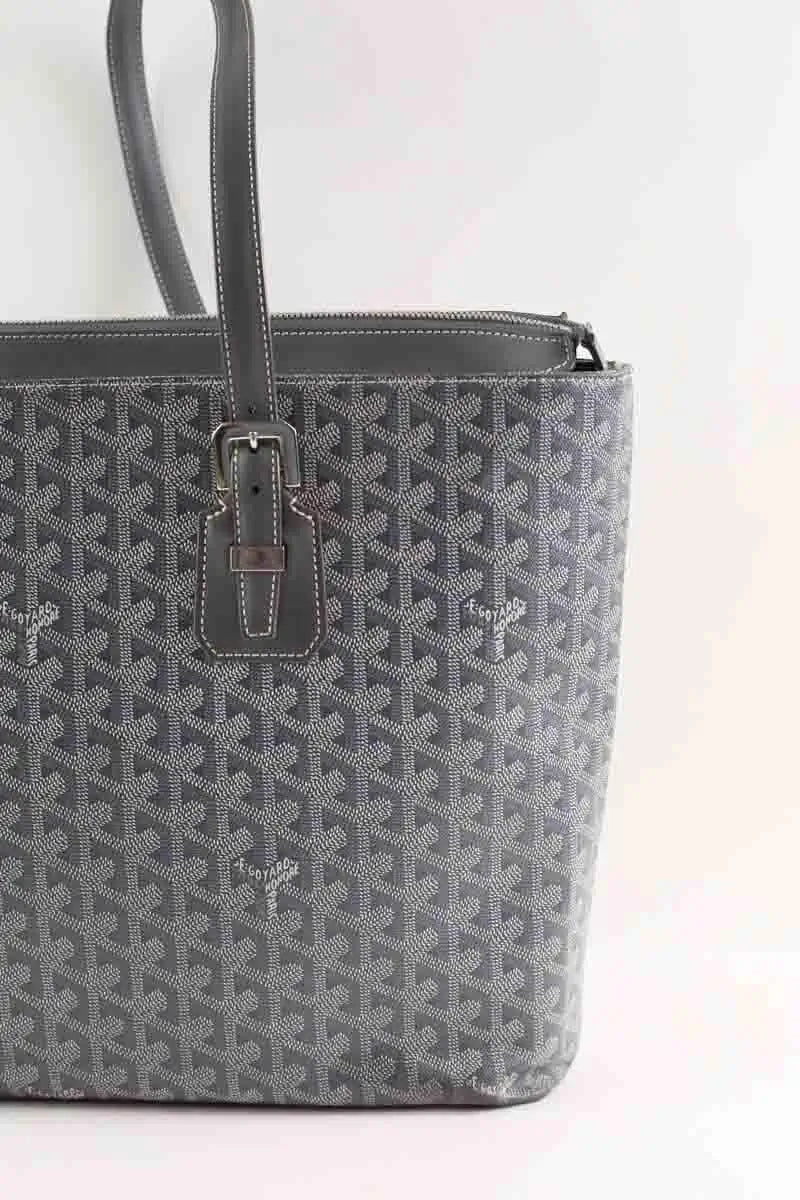 Cabas Goyard Marie Galante GM Anthracite en Cuir