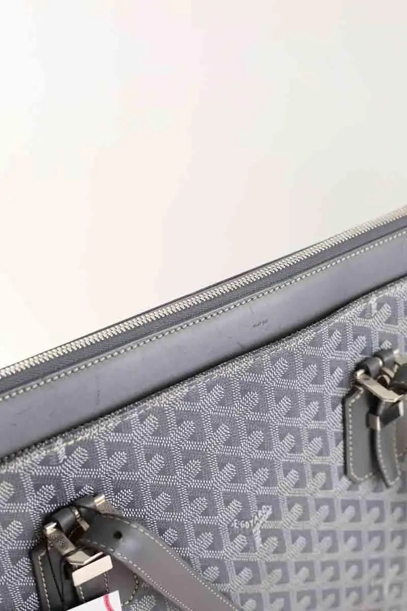 Cabas Goyard Marie Galante GM Anthracite en Cuir