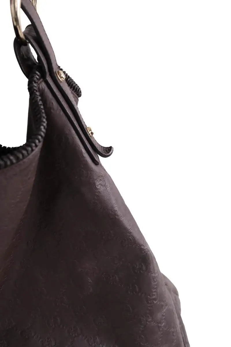 Cabas Gucci Hobo Marron en Cuir