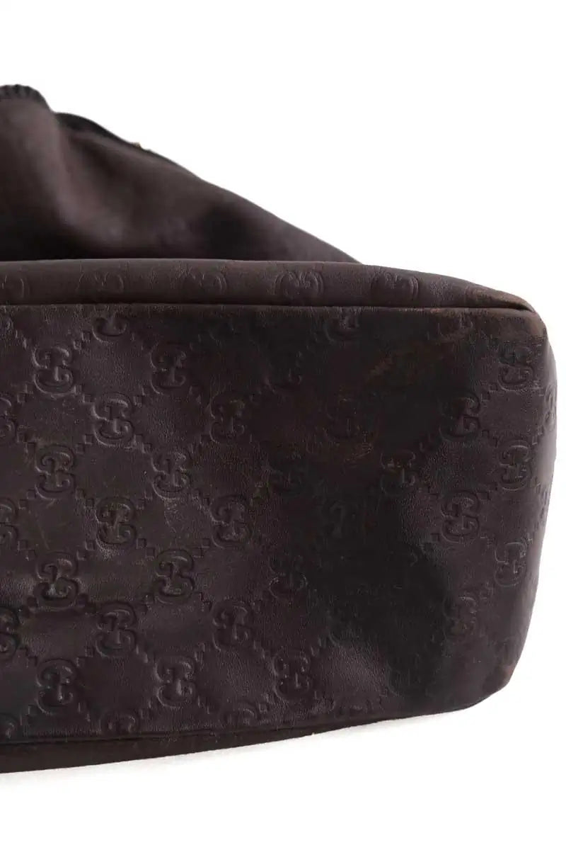 Cabas Gucci Hobo Marron en Cuir