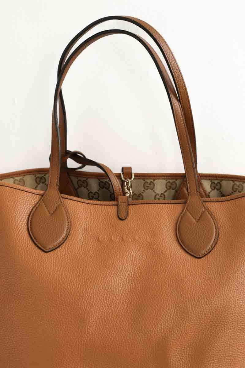 Cabas Gucci Totissima Camel en Cuir