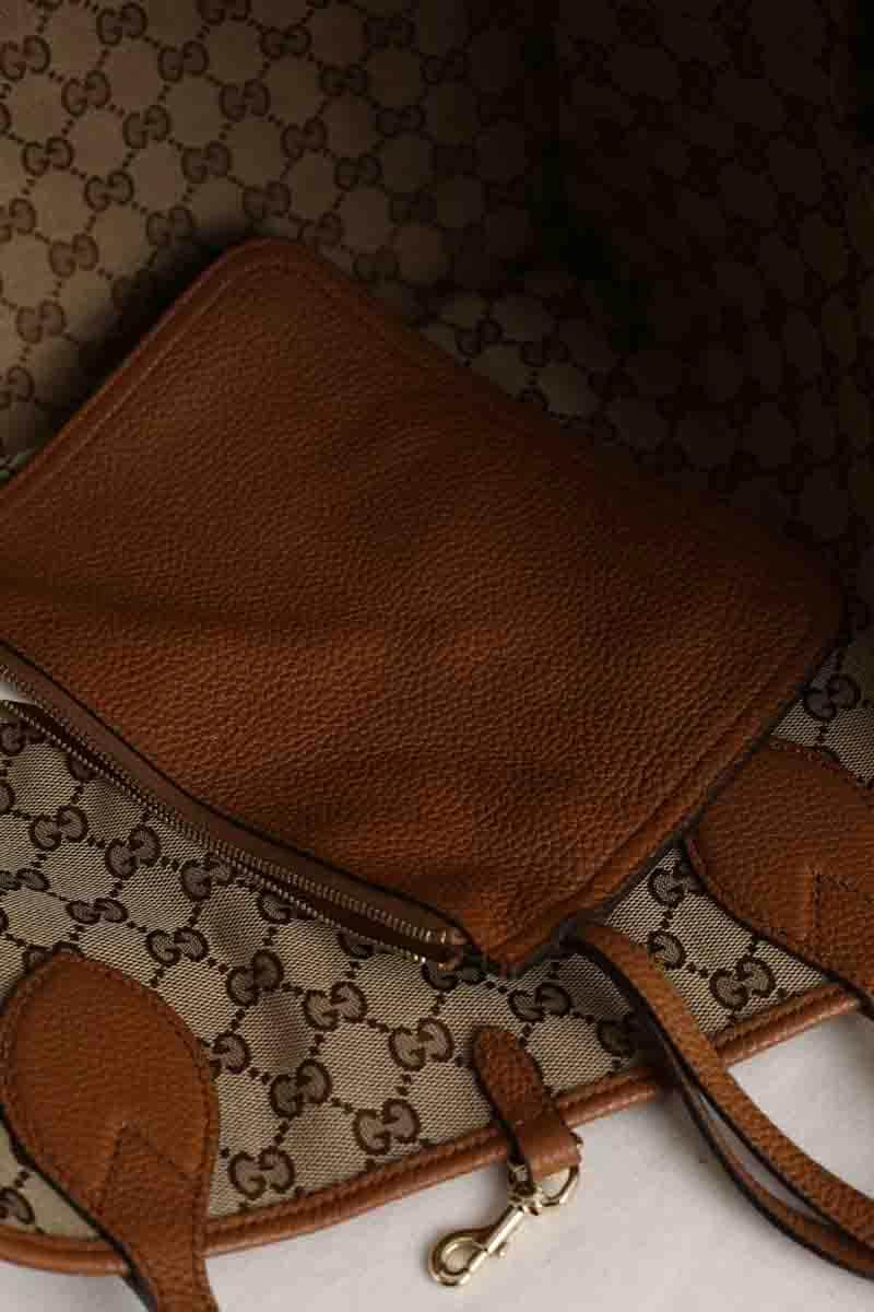 Cabas Gucci Totissima Camel en Cuir