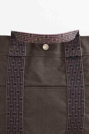 Cabas Hermès Herline Gris en Synthétique