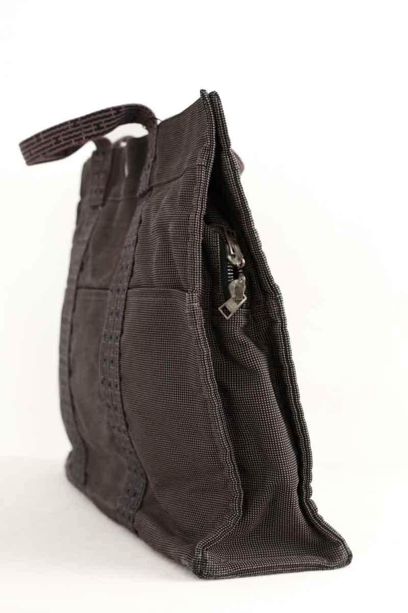 Cabas Hermès Herline Gris en Synthétique