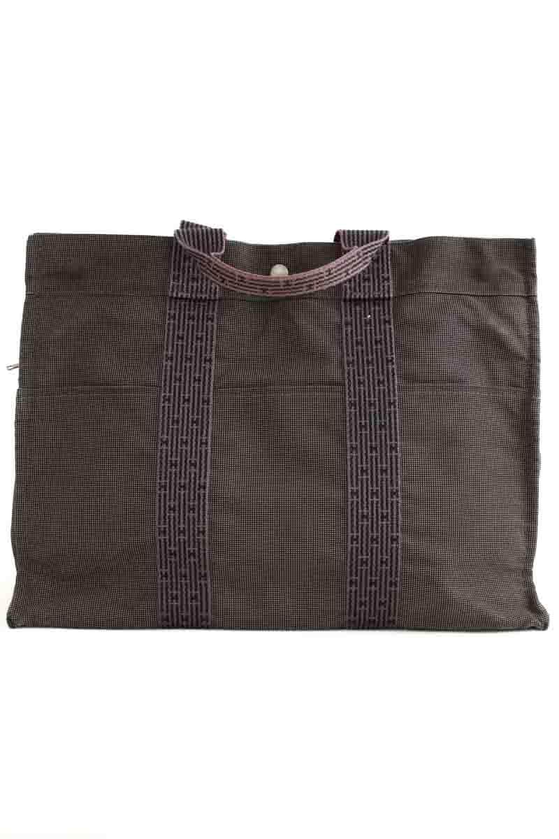 Cabas Hermès Herline Gris en Synthétique