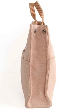 Cabas Hermès Rose en Tissu