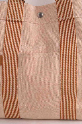 Cabas Hermès Rose en Tissu