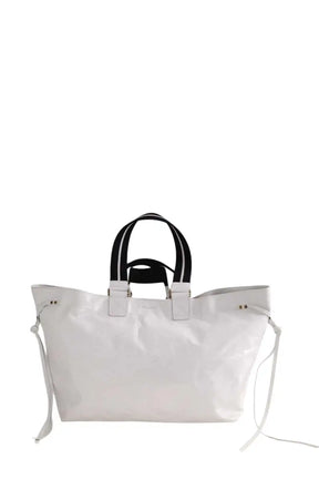 Cabas Isabel Marant Blanc en Cuir - Seconde Main