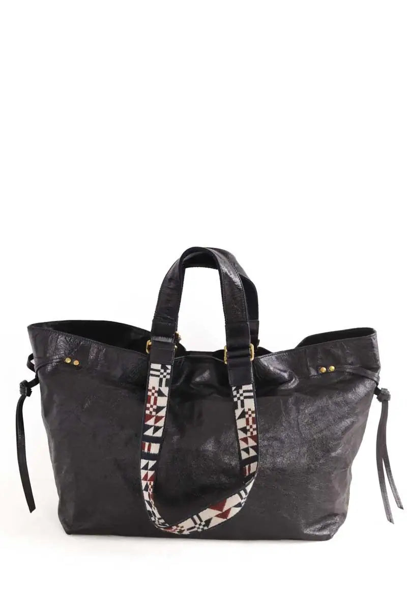 Cabas Isabel Marant Noir en Cuir