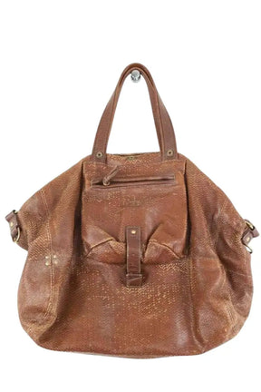 Cabas Jérôme Dreyfuss Marron en Cuir - Seconde Main