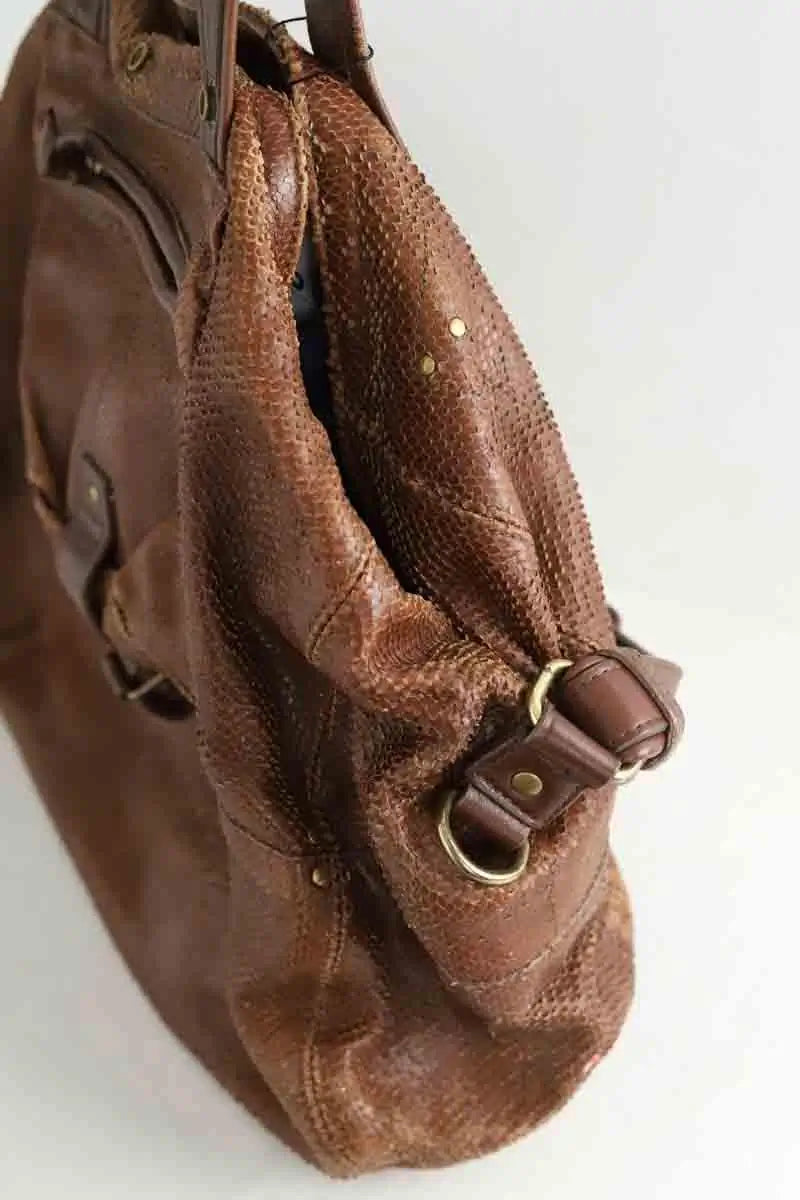 Cabas Jérôme Dreyfuss Marron en Cuir