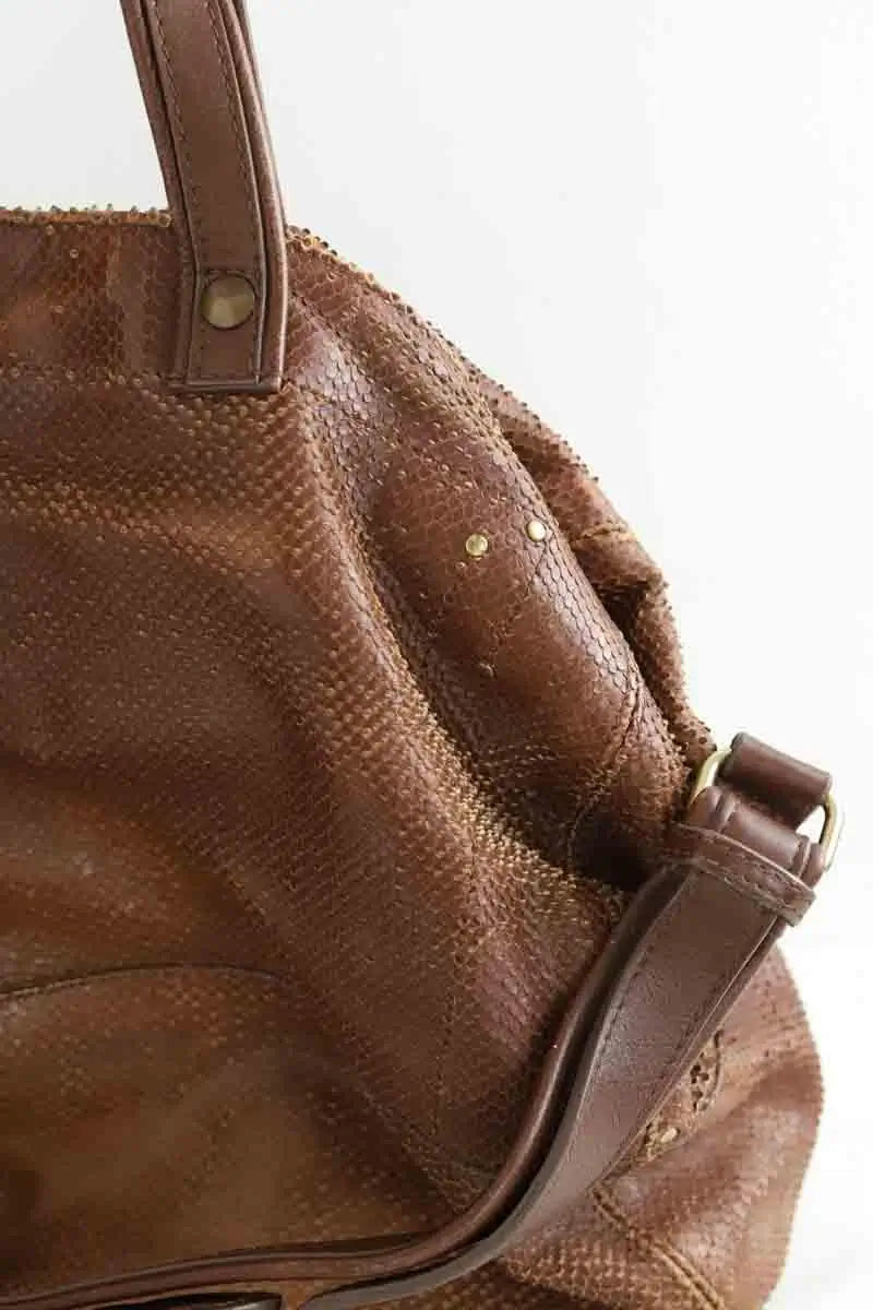 Cabas Jérôme Dreyfuss Marron en Cuir