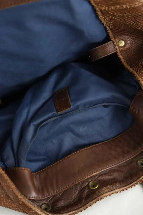 Cabas Jérôme Dreyfuss Marron en Cuir