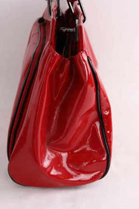 Cabas Lancel Balancel Rouge en Cuir verni