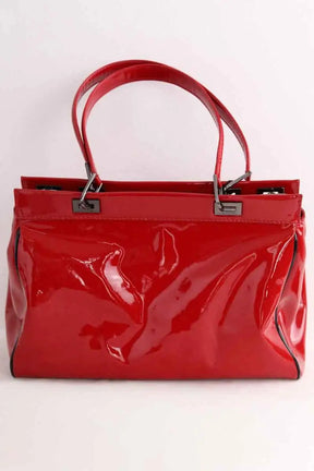 Cabas Lancel Balancel Rouge en Cuir verni