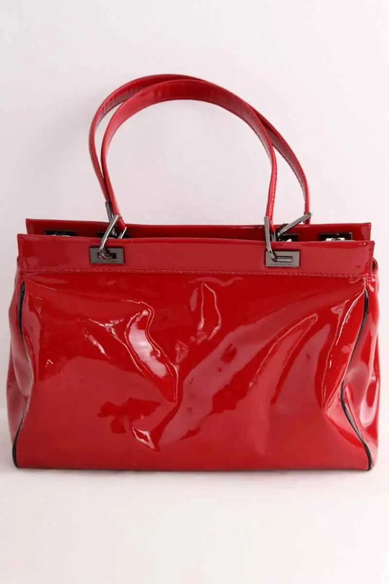 Cabas Lancel Balancel Rouge en Cuir verni
