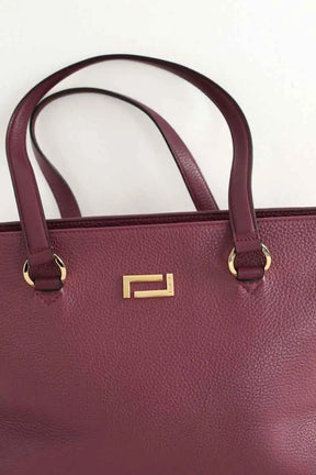 Cabas Lancel Bordeaux en Cuir