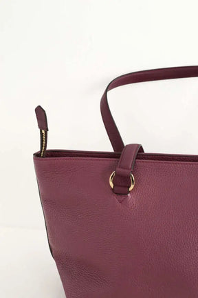Cabas Lancel Bordeaux en Cuir
