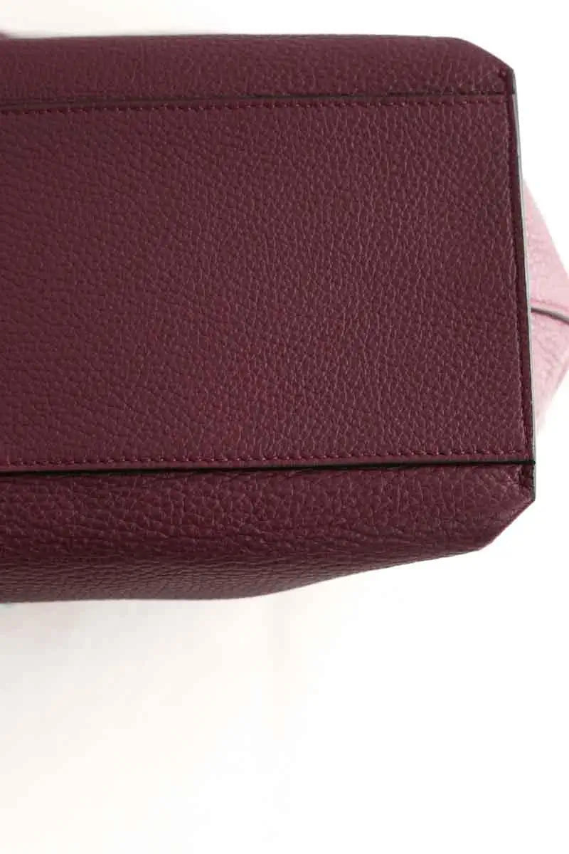Cabas Lancel Bordeaux en Cuir