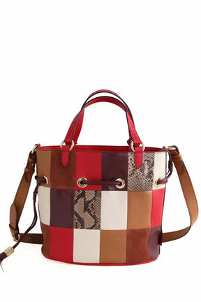 Cabas Lancel Flirt patchwork Multicolore en Cuir