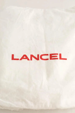Cabas Lancel Rouge en Tissu