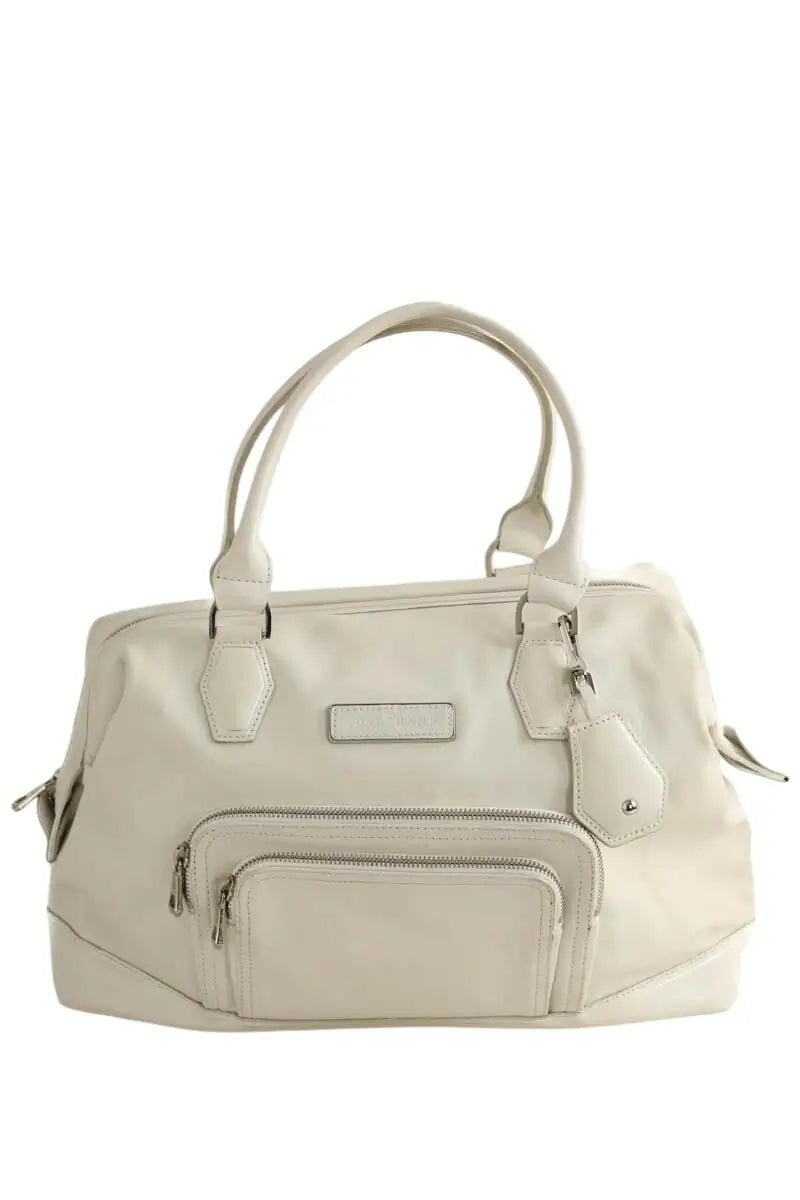 Cabas Longchamp Blanc en Cuir - Seconde Main