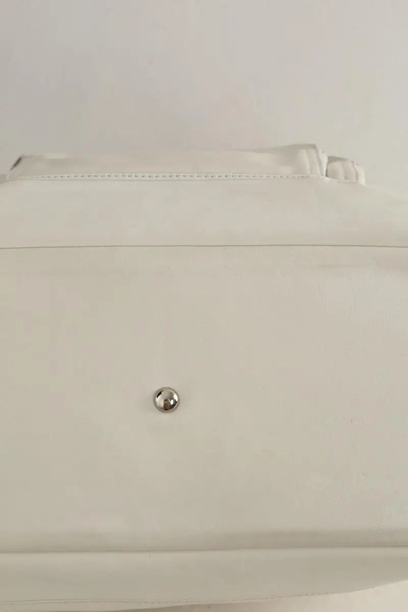 Cabas Longchamp Blanc en Cuir