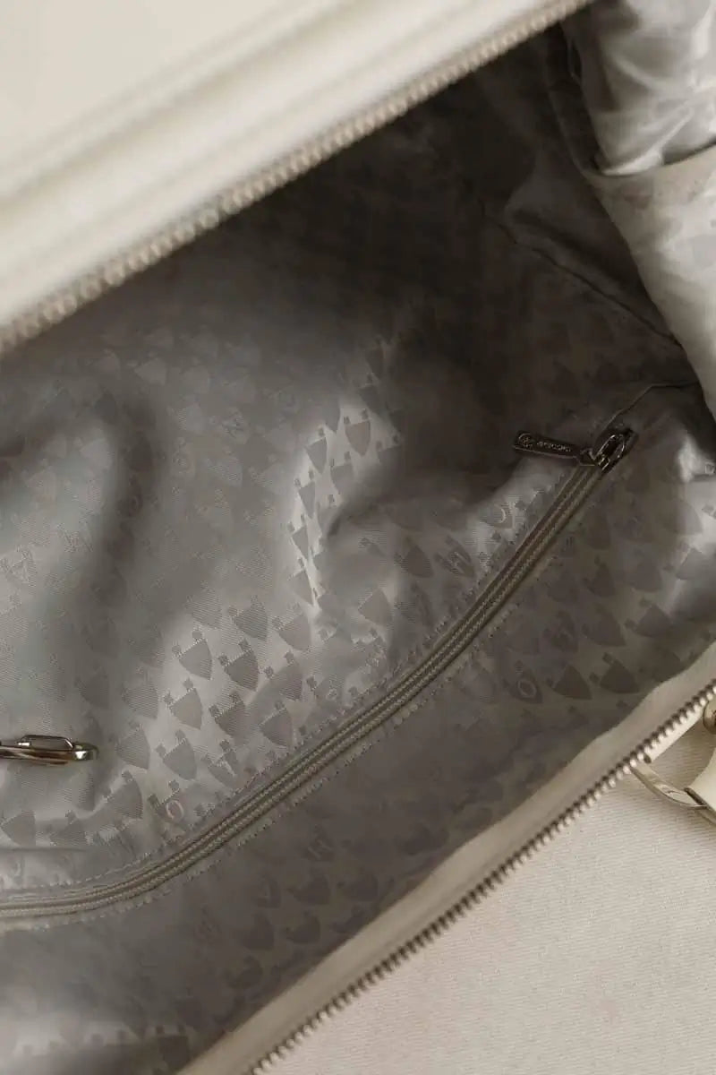 Cabas Longchamp Blanc en Cuir