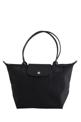 Cabas Longchamp Noir en Tissu - Seconde Main
