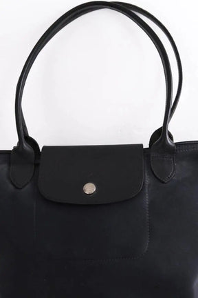 Cabas Longchamp Noir en Tissu