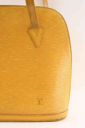 Cabas Louis Vuitton Lussack Jaune en Cuir