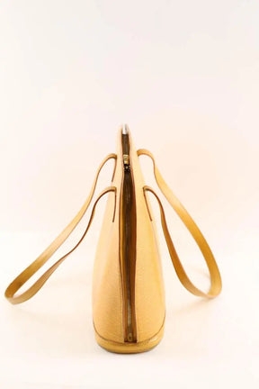 Cabas Louis Vuitton Lussack Jaune en Cuir