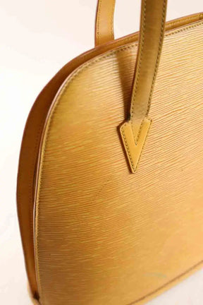 Cabas Louis Vuitton Lussack Jaune en Cuir