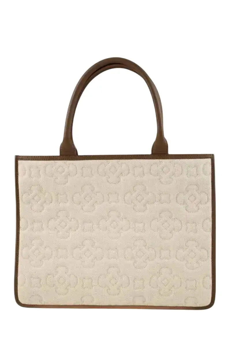 Cabas Maje Blanc en Tissu - Seconde Main