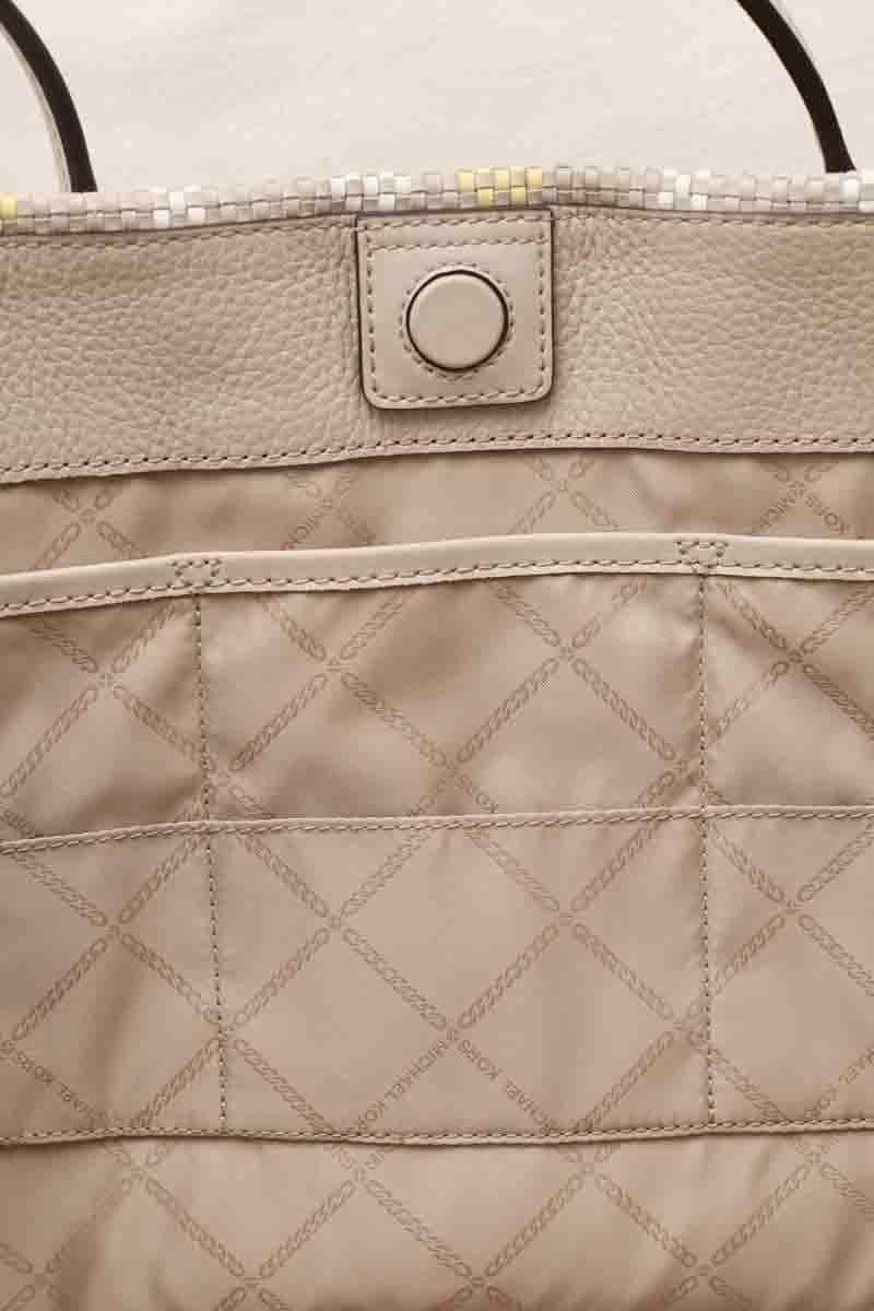 Cabas Michael Kors Beige en Tissu