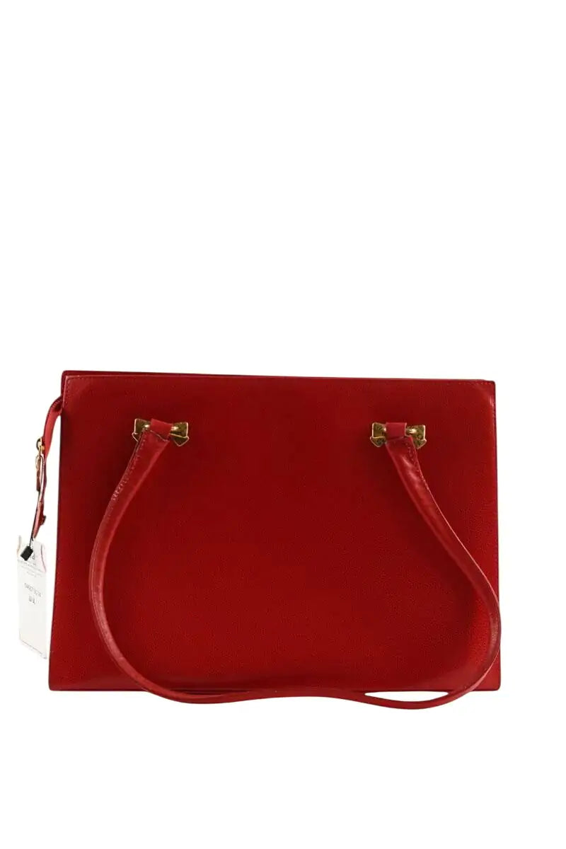 Cabas Nina Ricci Rouge en Cuir - Seconde Main