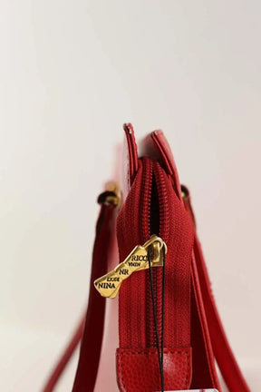 Cabas Nina Ricci Rouge en Cuir