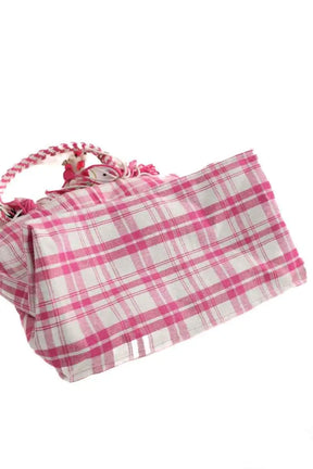 Cabas Petite Mendigote Rose en Coton
