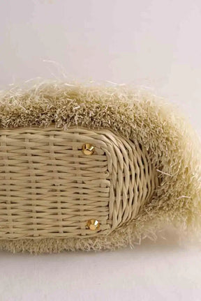 Cabas Prada Beige en Osier