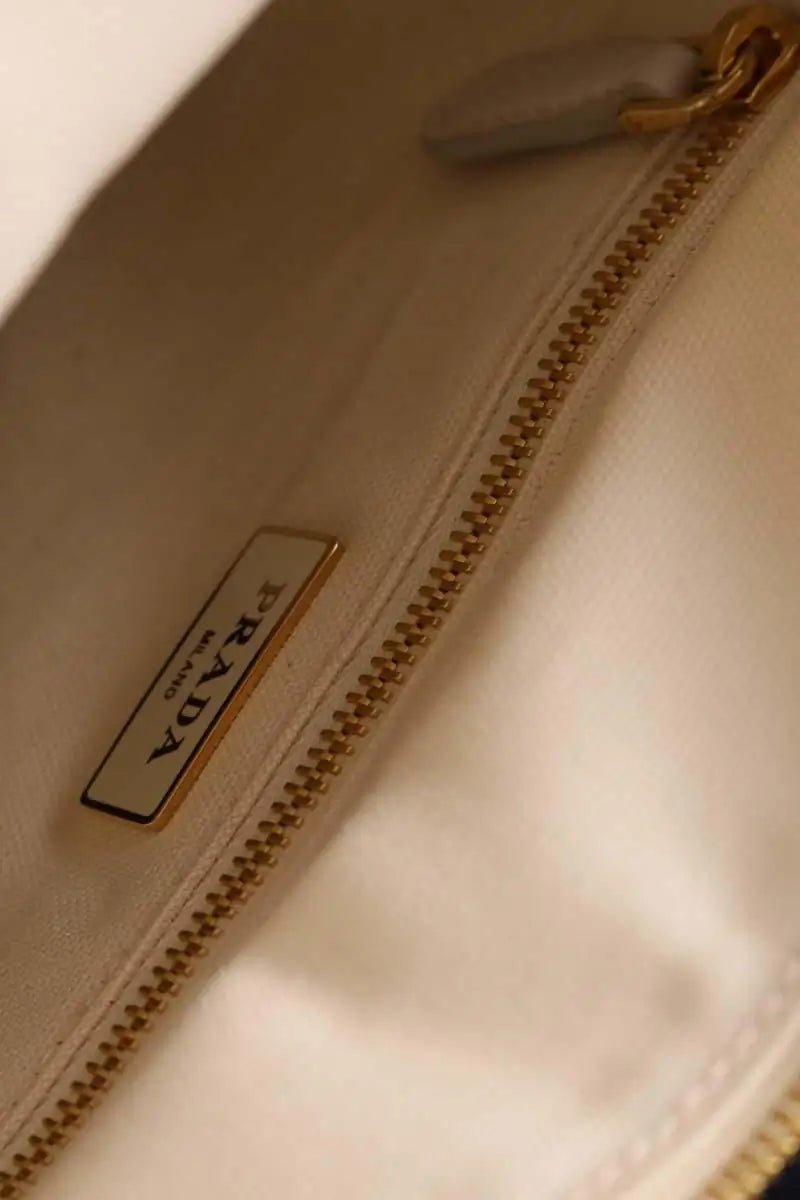 Cabas Prada Beige en Osier
