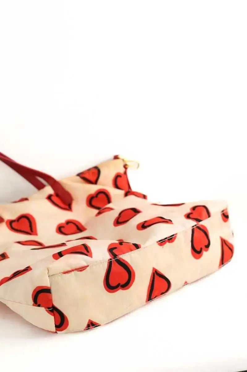 Cabas Prada Beige en Tissu