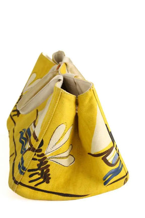 Cabas Prada Jaune en Coton