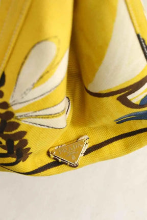Cabas Prada Jaune en Coton