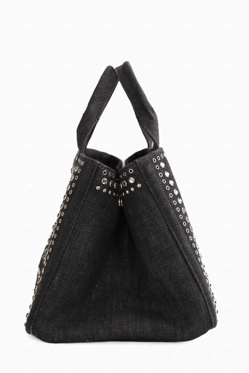 Cabas Prada Noir en Coton