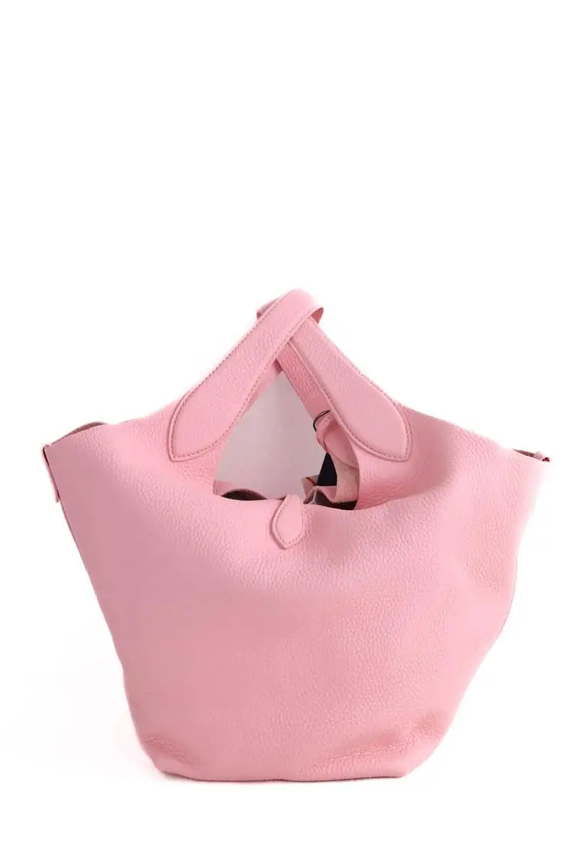 Cabas Ralph Lauren Cabas polo play Rose en Cuir